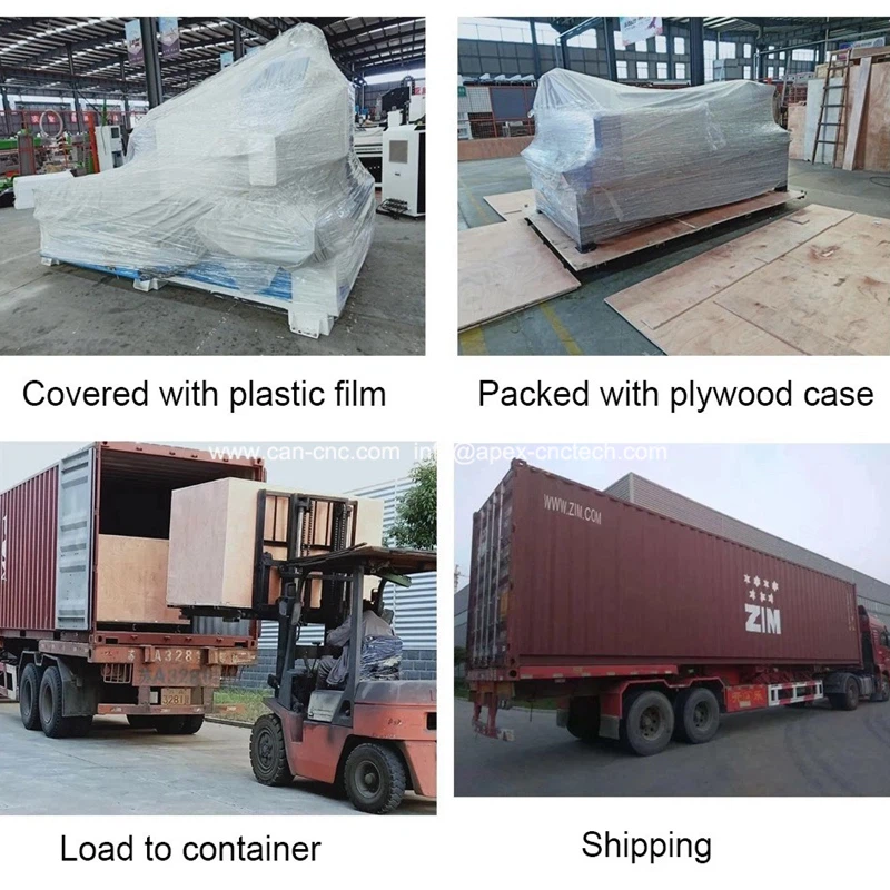 4x8 cnc router with tool changer package and cabinets delivery