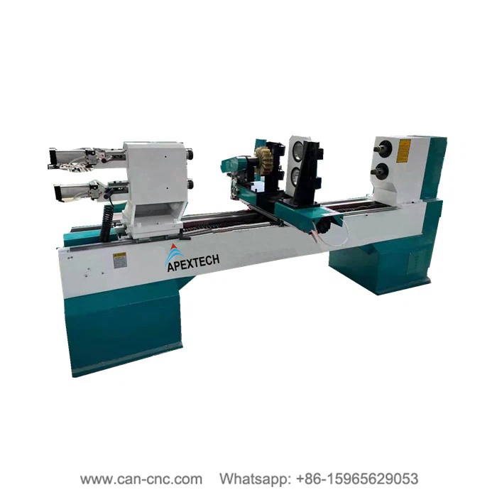automatic wood copy lathe machine (7)